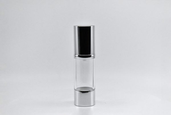 <b>Airless Pump Bottle with Aluminum Cap</b> <br>15ml, 20ml, 25ml, 30ml, 40ml, 50ml, 60ml <br>SKU: 65AB-JY102C - Image 2