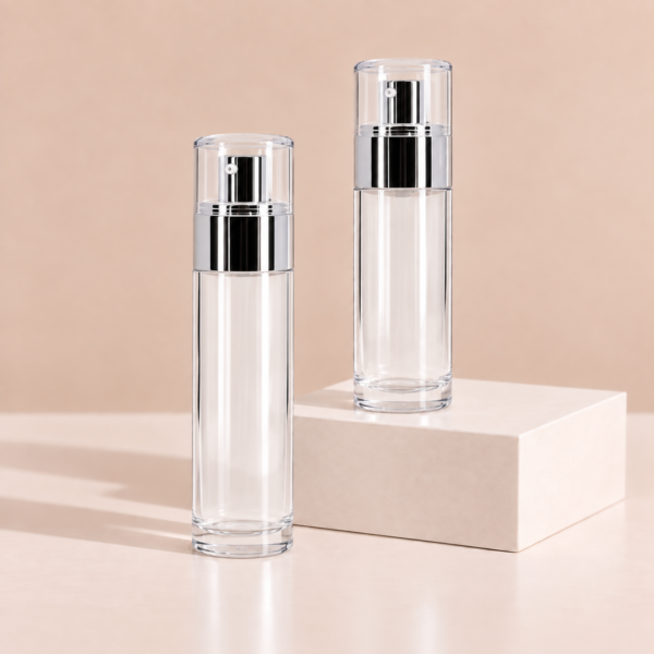 <b>Airless Pump Bottle, Luxury Style</b><br>30ml, 50ml<br>SKU: 65AB-JY152