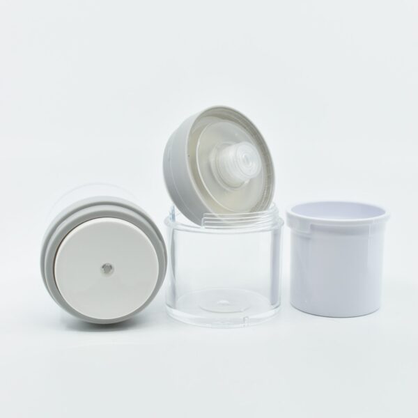 <b>Skincare Airless Cream Jar with refillable cup</b> - Image 6