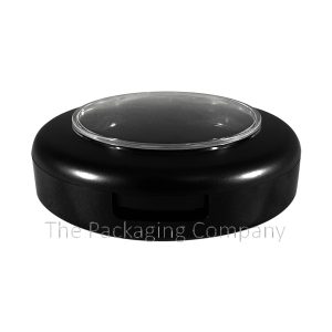 55 mm clear cover compact with black gloss finish