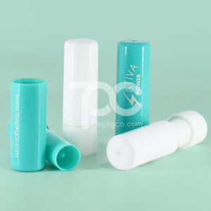 child resistant lip balm tube packaging lineup