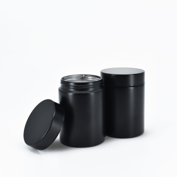 <b>Child-Resistant Aluminum Jar</b> <br>Airtight | Eco-Friendly | Customizable<br>D: 50mm x H: Custom<br>SKU: 729TB-K50-CR - Image 3