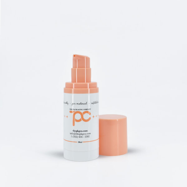 <b>PCR Refillable Airless Bottle</b><br>30ml, 50ml, 100ml <br>SKU: 612AB-FC - Image 2