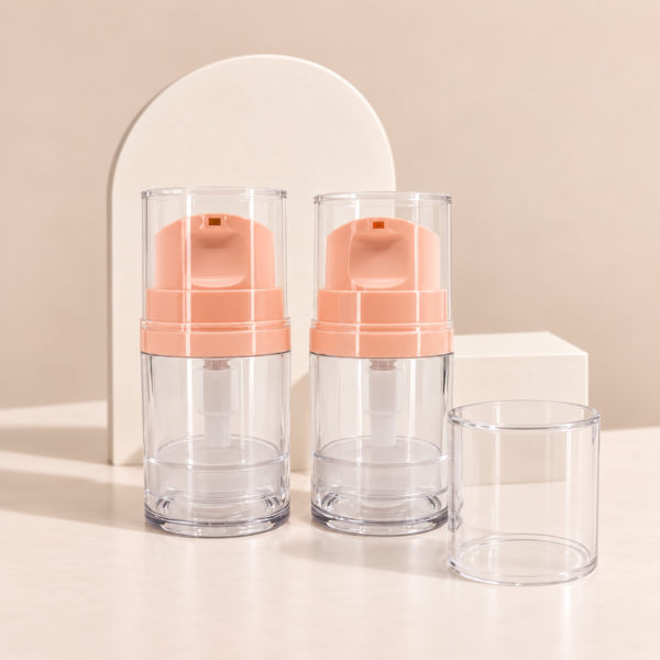 <b>Airless Pump Bottle, Wide</b><br> 50ml, 120ml, 150ml <br>SKU: 612AB-RF - Image 3