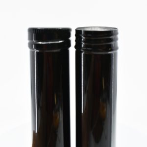 Aluminum Cigar Tube, Black  D: 18.8mm x H: 160mm SKU: 729TB-18.8-160