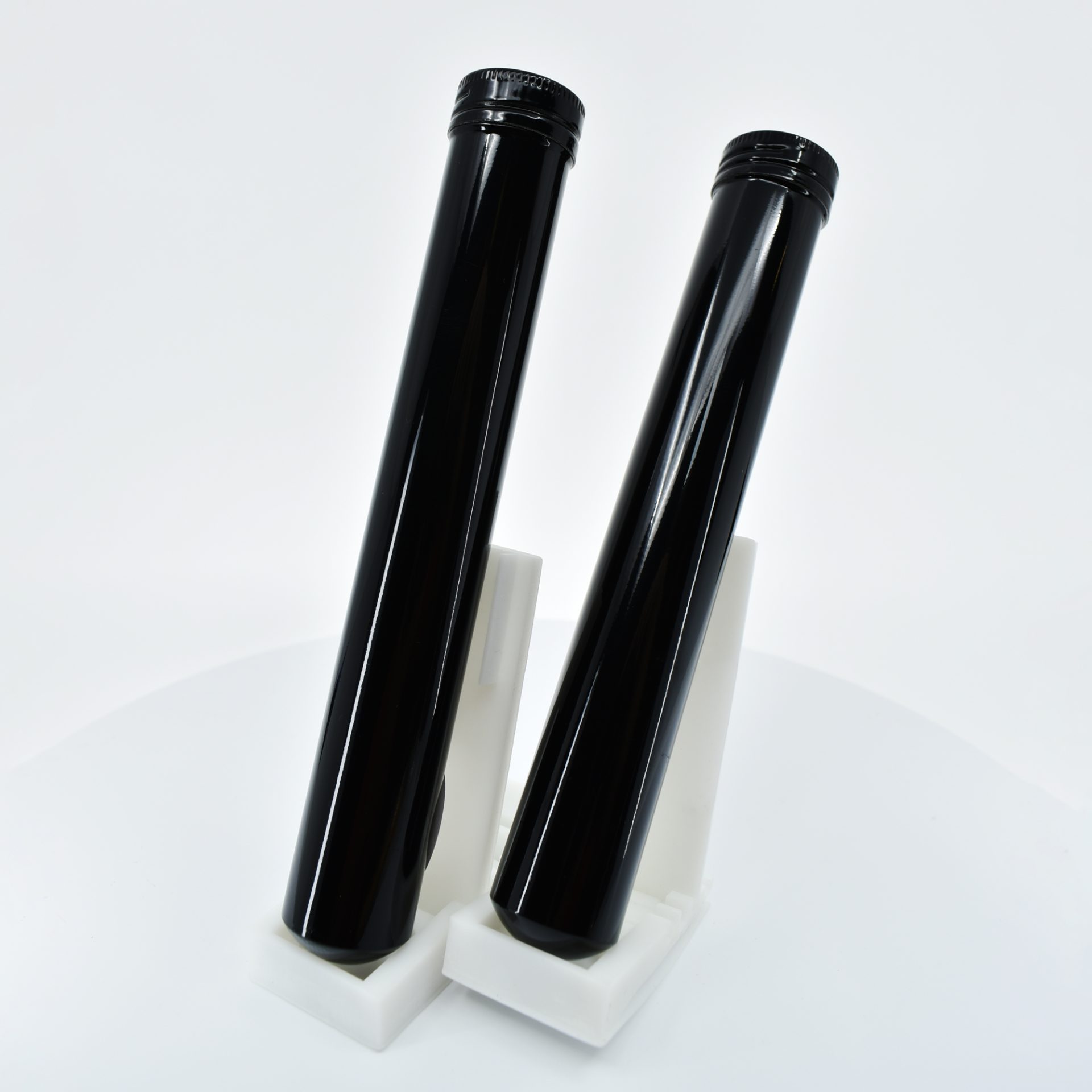 Black Adjustable Plastic Cigar Tube