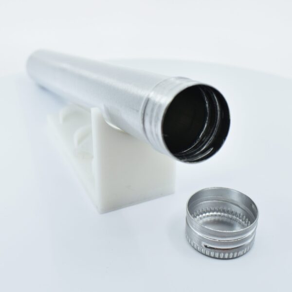 <b>Aluminum Cigar Tube, Screw Cap </b> <br><i>D: 19.3mm x H: 170mm </i><br>SKU: 729TB-19.3-170 - Image 2