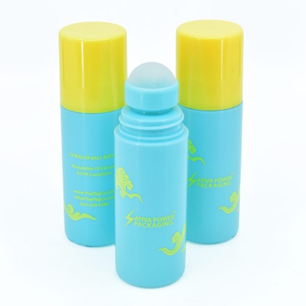 <b>CR Roll-On Bottle</b><br>Portable | Child-Resistant | Customizable <br>75ml<br>SKU: 600RBCR-P1044 - Image 3