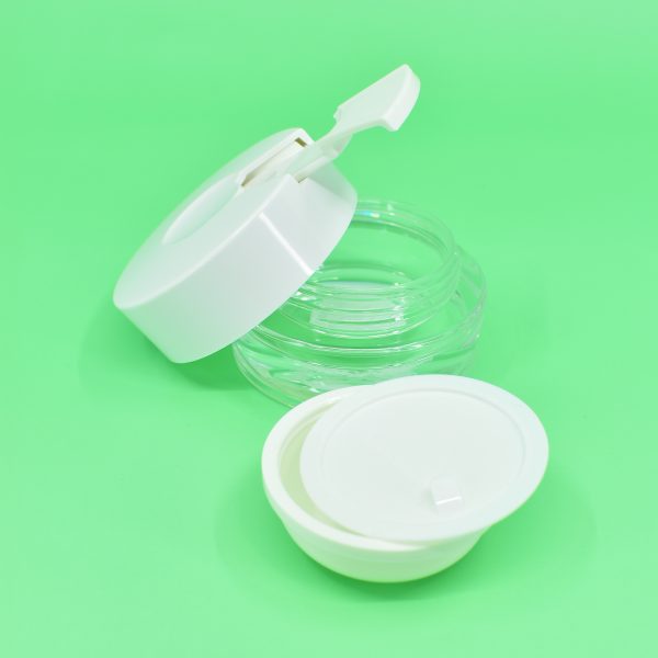 Acrylic Cream Jar with Spatula, Skincare Jar, Custom Jar for Skincare