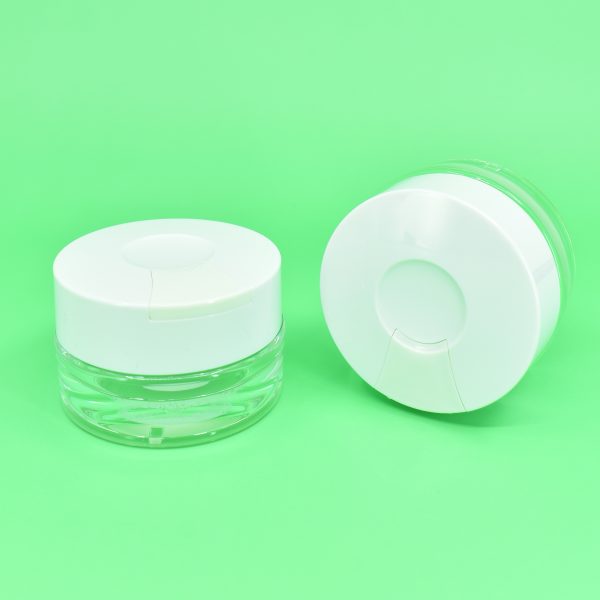 Acrylic Cream Jar with Spatula, Skincare Jar, Custom Jar for Skincare