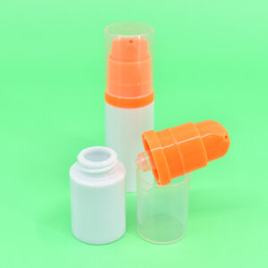 5ml and 10ml airless pump bottle, small dosage airless pump, travel size airless bottle, custom airless pump bottle