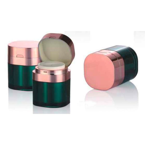 <b> Square Airless Pump Jar </b> <br><i> 50ml </i><br> SKU: 65AB-JY1087 - Image 2