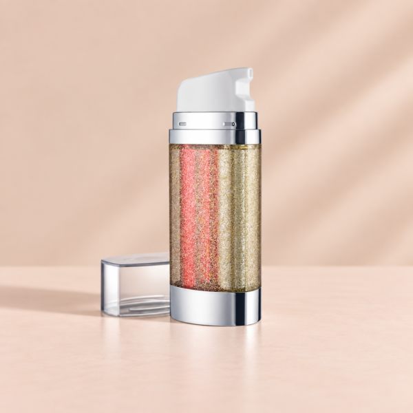 <b> Dual Chamber Airless Bottle with Single Actuator</b> <br><i> 30ml (15ml*2) </i><br> SKU: 144AB-GR205 - Image 3