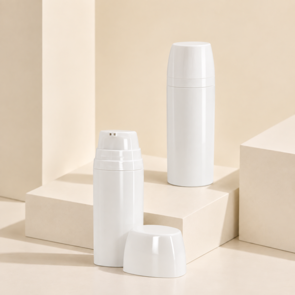 <b> Dual Chamber Airless Bottle, Single-Actuator </b> <br><i> 30ml (15ml*2) </i><br> SKU: 65AB-JY133