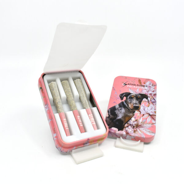 <b>Child-Resistant Snap Tin - Extended</b><br>Airtight | Eco-Friendly | Premium<br>L: 95mm x W: 57mm x H: 20mm<br>SKU: 760CR-V5E - Image 4