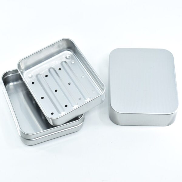 <b>Aluminum Soap Bar Container</b><br><i> Custom Sizes </i><br>SKU: 760-100x80x40 - Image 2