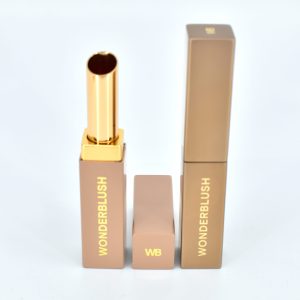 aluminum square lipstick case, cosmetic packaging, custom cosmetic packaging, luxury lipstick case for brands