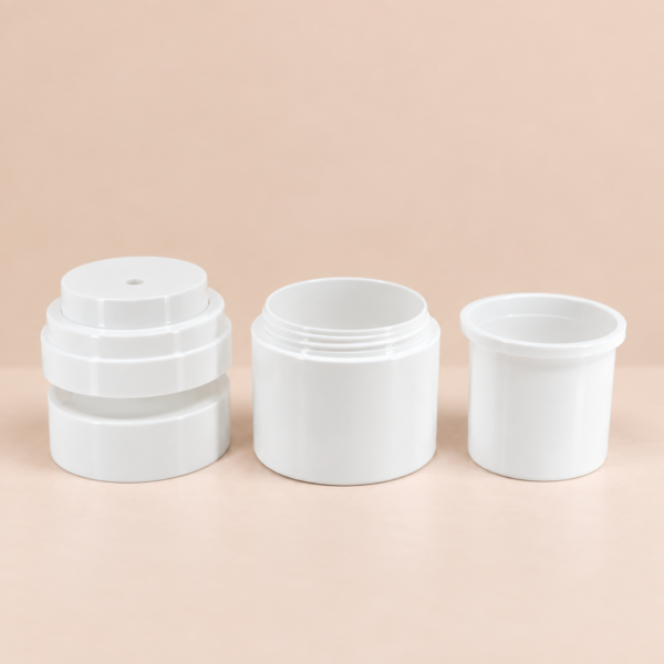 <b> Refillable Mono-Material Airless Pump Jar </b><br><i> 30ml, 50ml </i><br> SKU: 135AB-30, 50 - Image 2