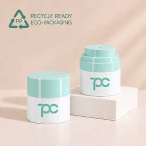 Refillable Mono-Material Airless Pump Jar 30ml, 50ml SKU: 135AB-30, 50