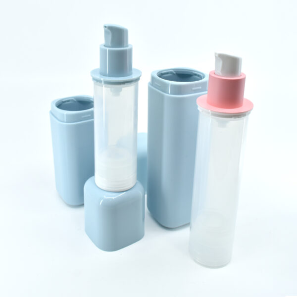 30ml refillable mono-material airless pump bottle, 50ml refillable mono-material airless pump bottle