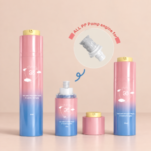 Mono-Material Airless Pump Bottle, Twist-Up 15ml, 30ml, 50ml SKU: 135AB-G01A