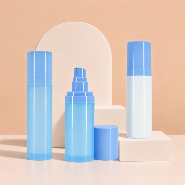 <b> Refillable Mono-Material Airless Pump Bottle </b> <br><i> 30ml, 50ml </i><br> SKU: 135AB-RF02