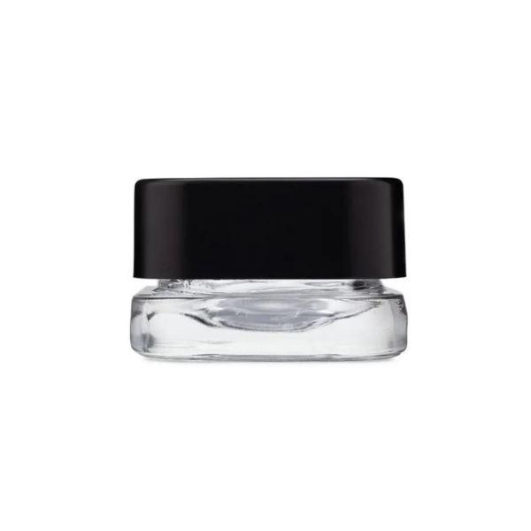 <b>Glass Concentrate Jar - Square </b><br>Airtight | Eco-Friendly | Child-Resistant <br>5ml, 7ml, 9ml <br>SKU: 819GJ-MCD42 - Image 2