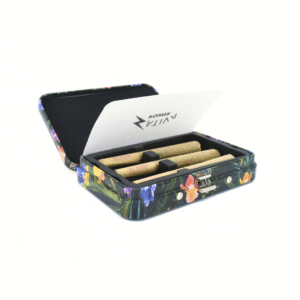 Pre Roll Tin Box – Single ButtonAirtight | Eco-Friendly | Child-ResistantL: 101mm x W: 63mm x H: 15mmSKU: 760CR-V4F