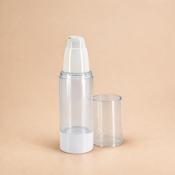<b>Airless Pump Bottle for Skincare, Round </b><br> 15 ml- 120ml <br>SKU: 65AB-JY102A/JY104A - Image 2