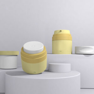 Mono refillable airless jar