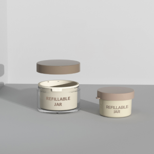 PET/PP Refillable Skincare Cream Jar 50ml, 100mlSKU: 612PC-JN