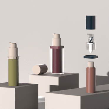 square refillable pet 2 PET square refillable airless bottles