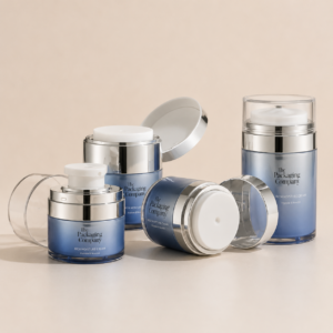  Refillable Airless Pump Jar  50ml  SKU: 144AB-GR707A,B,C,D,F