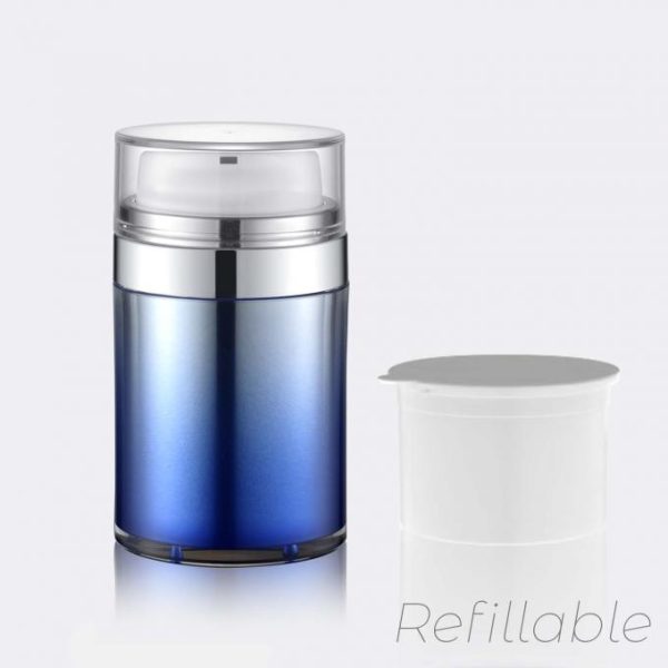 <b> Refillable Airless Pump Jar </b><br><i> 50ml </i><br> SKU: 144AB-GR707A,B,C,D,F - Image 6