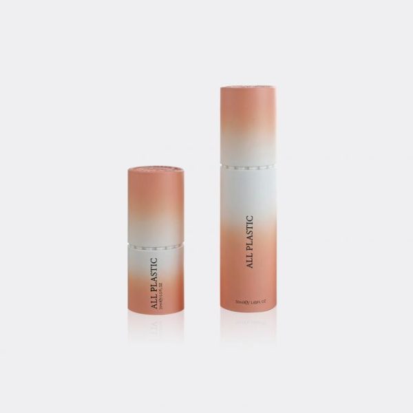 <B>CR Mono Material Airless Bottle</B> <br>Airtight | Child-Resistant | Customizable <BR>15ml, 30ml, 50ml <BR>SKU: 144AB-GR249 - Image 2