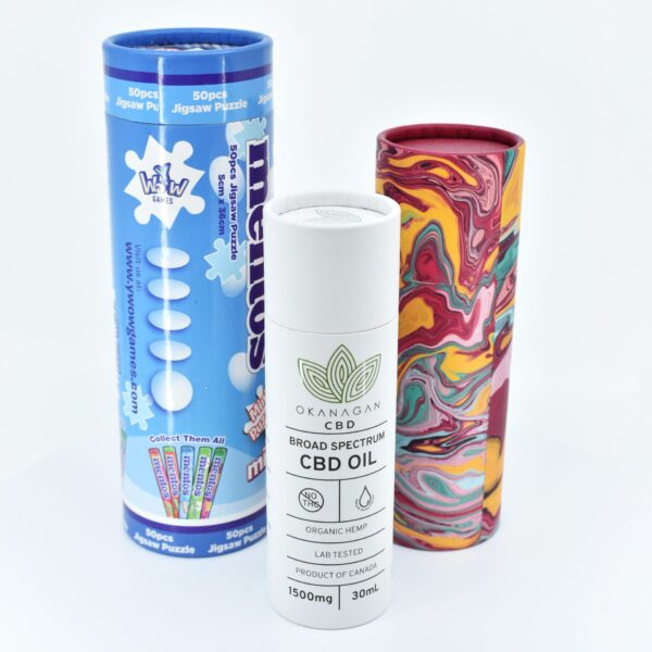 <b>Child-Resistant Paper Tube</b><br>Custom Sizes Available<br>SKU: 830PR-CR - Image 3