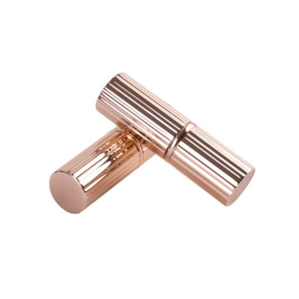 <b>Round Lipstick Tube with ribs</b><br><i>D: 19mm x H: 68.5 mm</i><br>SKU: 257MA-BL7181 - Image 2