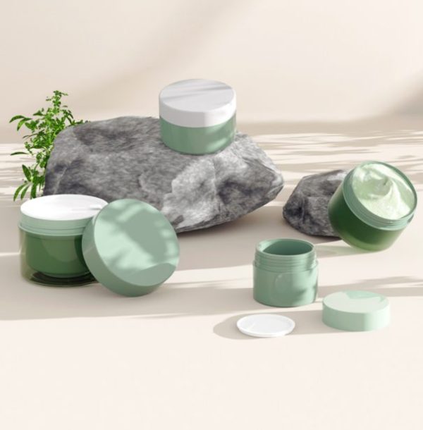 <b>Double walled PP mono material cream Jar</b><br>50ml, 100ml, 150ml, 200 ml, 250 ml<br>612PC-JK