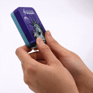 Child-Resistant Snap TinAirtight | Eco-Friendly | PremiumL: 74mm x W: 58mm x H: 20mmSKU: 760CR-V5