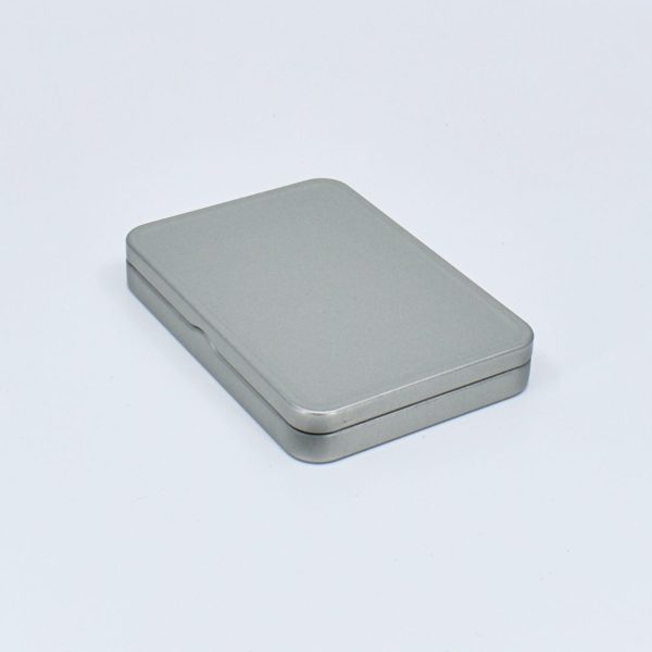 <b>Hinged Lid Pre Roll Tin</b><br> Airtight | Eco-Friendly | Child-Resistant<br>L: 105mm x W: 73mm x H: 15mm<br>SKU: 838CR - Image 2