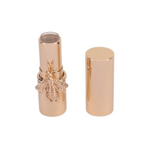 Aluminum lipstick case with bee designSKU: 257MA-BL7259Cup Size: 12.1/12.7 mm
