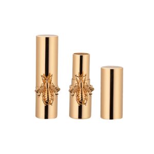 Aluminum lipstick case with bee designSKU: 257MA-BL7259Cup Size: 12.1/12.7 mm