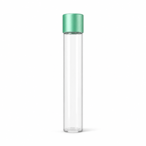 Child-Resistant Glass Tube, Aluminum Overshell CapD: 22mm x H: 120mmSKU: 677GTCR