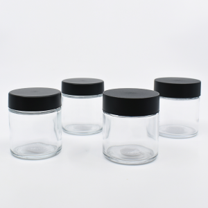 3oz CR Glass Jar Airtight | Eco-Friendly | Child-Resistant SKU: 819GJ-CR-90,110