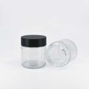 3oz CR Glass Jar Airtight | Eco-Friendly | Child-Resistant SKU: 819GJ-CR-90,110