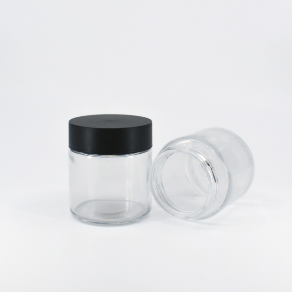 <b>3oz CR Glass Jar </b><br>Airtight | Eco-Friendly | Child-Resistant <br>SKU: 819GJ-CR-90,110