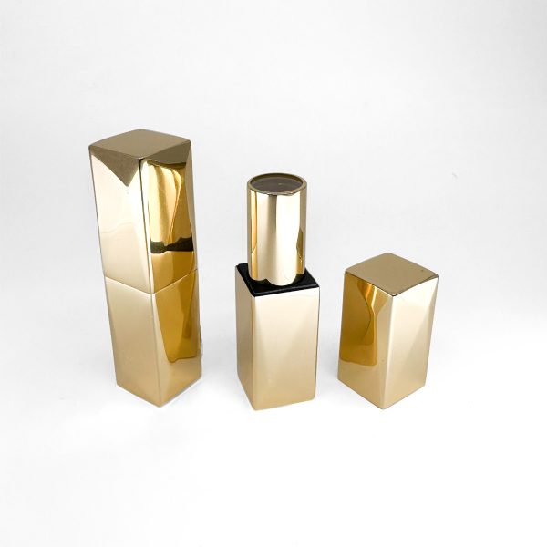 <b>Aluminum Luxury Square Lipstick Tube </b><br><i> Cup Size: 12.1/12.7mm </i><br>SKU: 257MA-BL7266