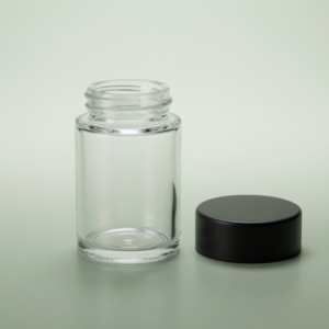 Child-Resistant Glass Pre-Roll Jar16 CFR §1700.20 Certified | 50ml & 60ml | 5-Pack Upright DisplaySKU: 749GJ-JY-CrR035B/36A