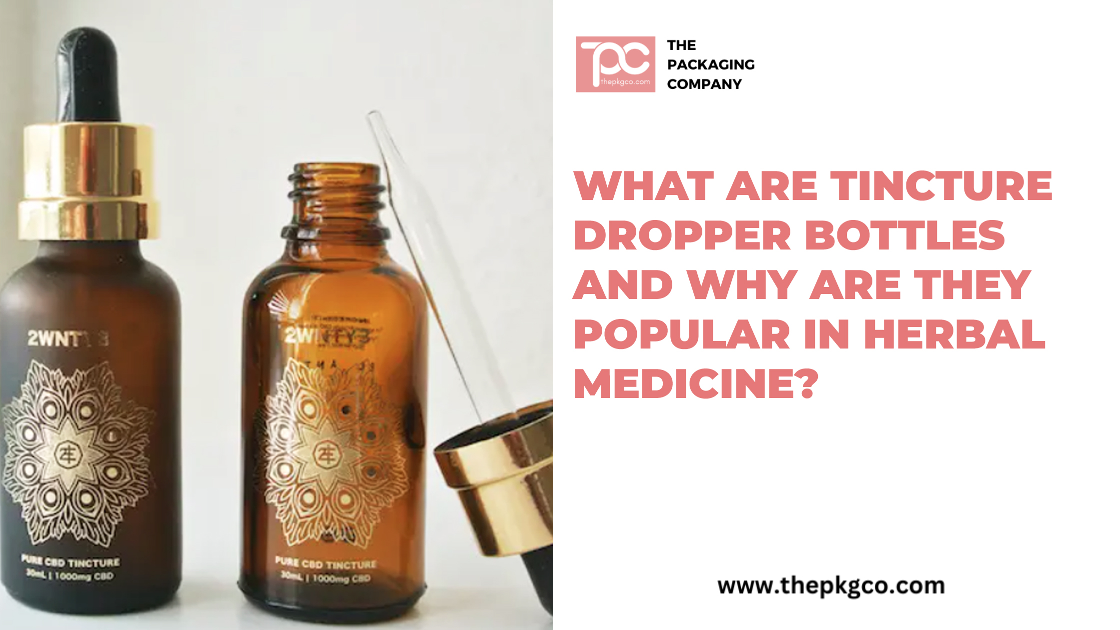 tincture dropper bottles