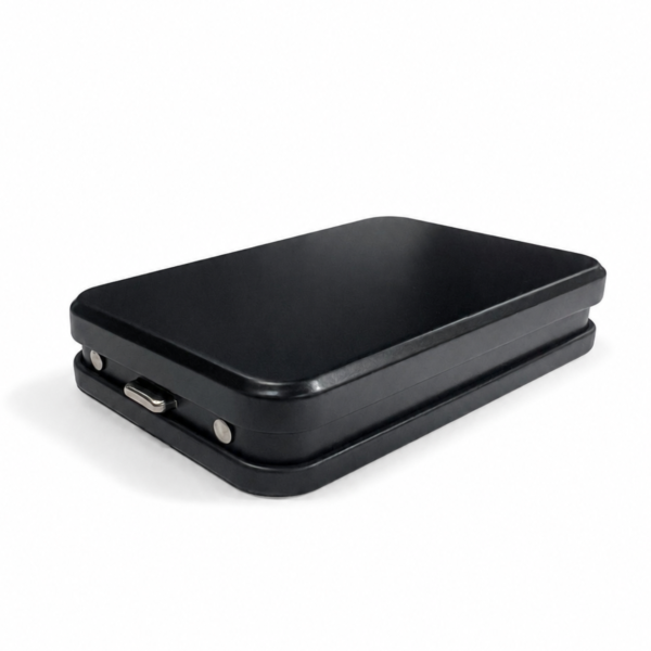 <b>Dual-Button Pre-Roll Tin Box</b><br>L: 101mm × W: 63mm × H: 15mm<br>SKU: 760CR-V4A